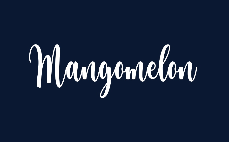 Mangomelon font big