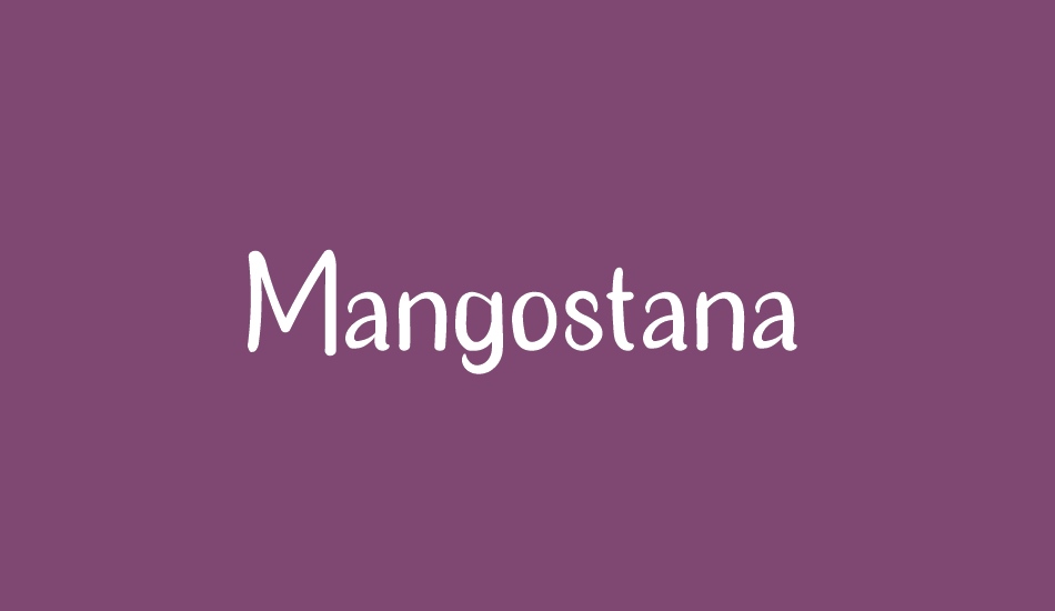 Mangostana font big