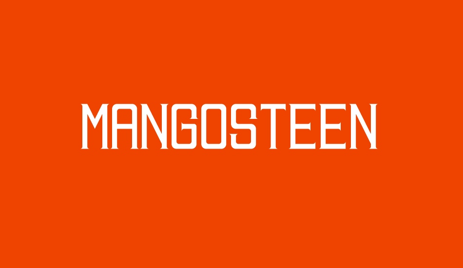 MANGOSTEEN font big