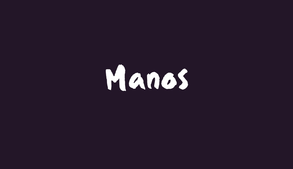 Manos font big