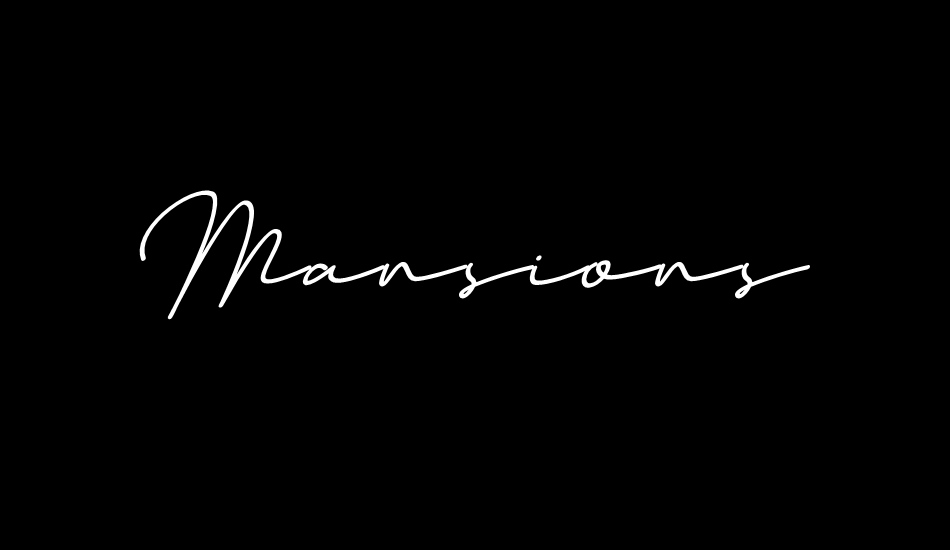 Mansions font big