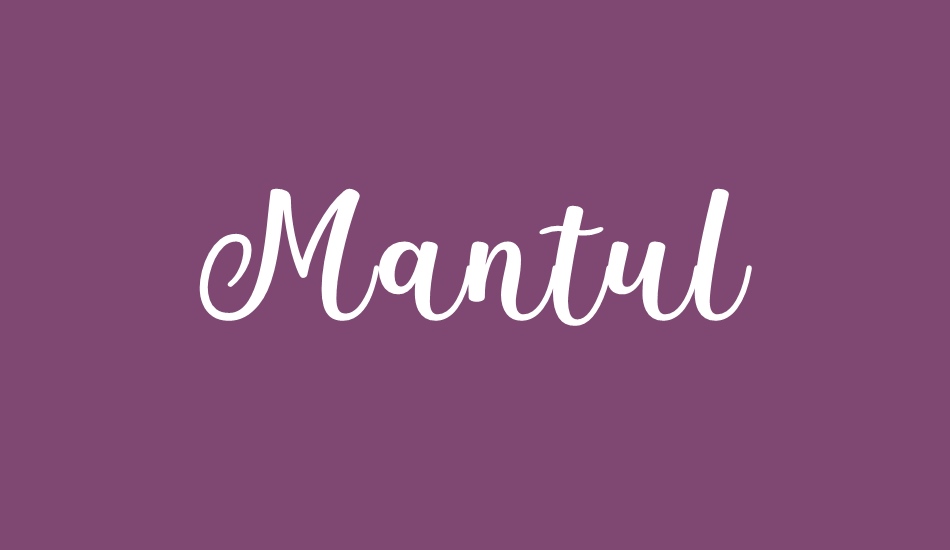 Mantul font big