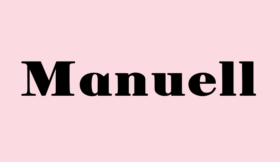 Manuell font big