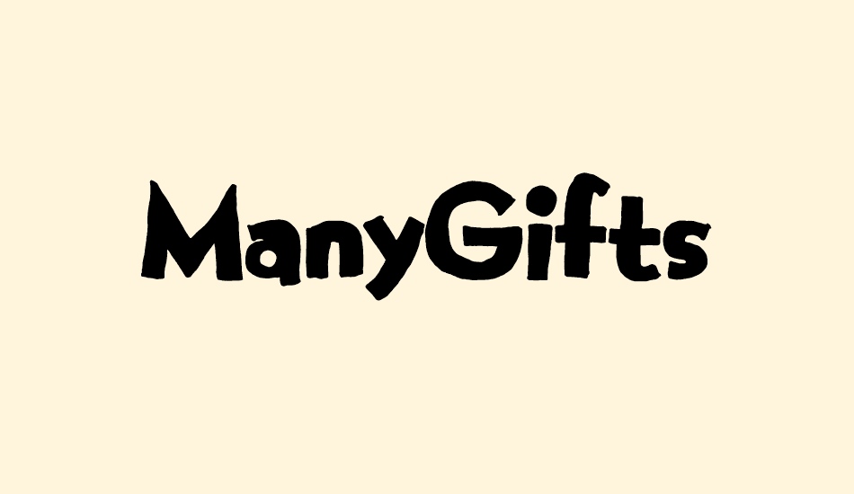 ManyGifts font big