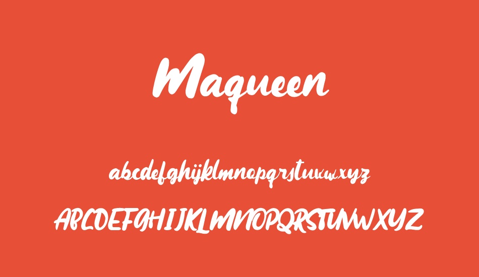 Maqueen font