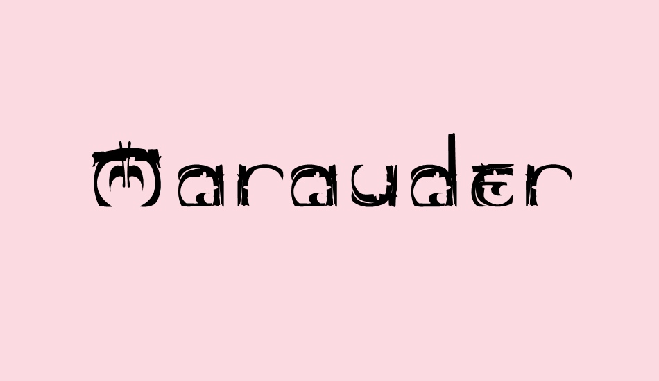 Marauder font big