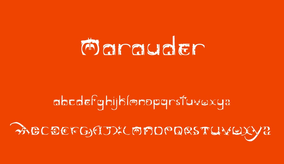 Marauder font