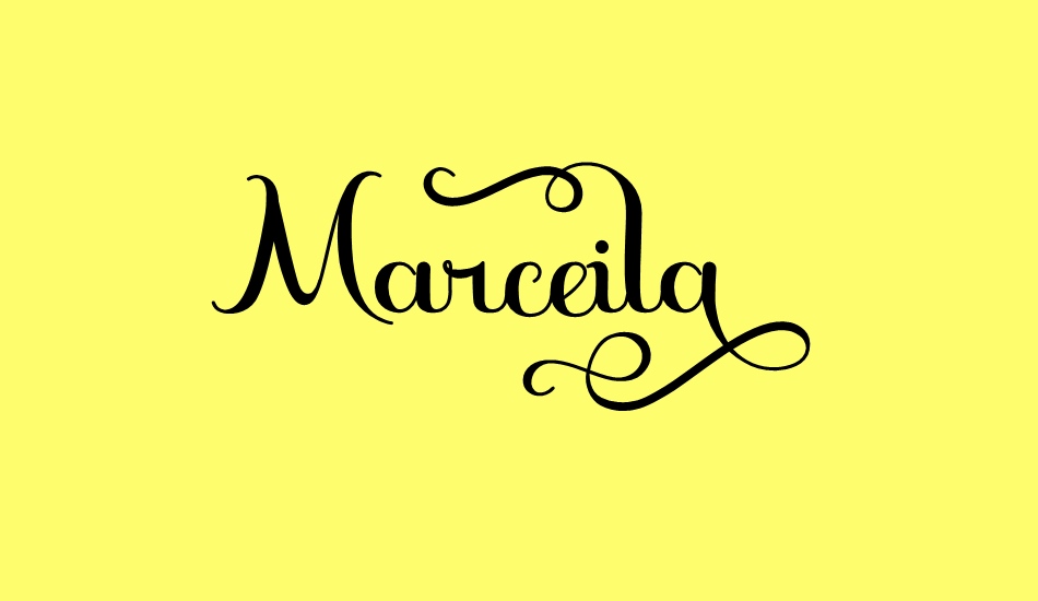 marceila font big