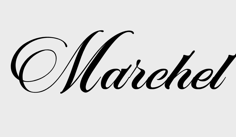 Marchell font big