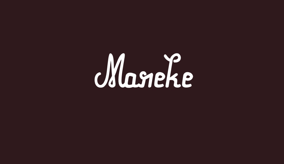 Mareke font big