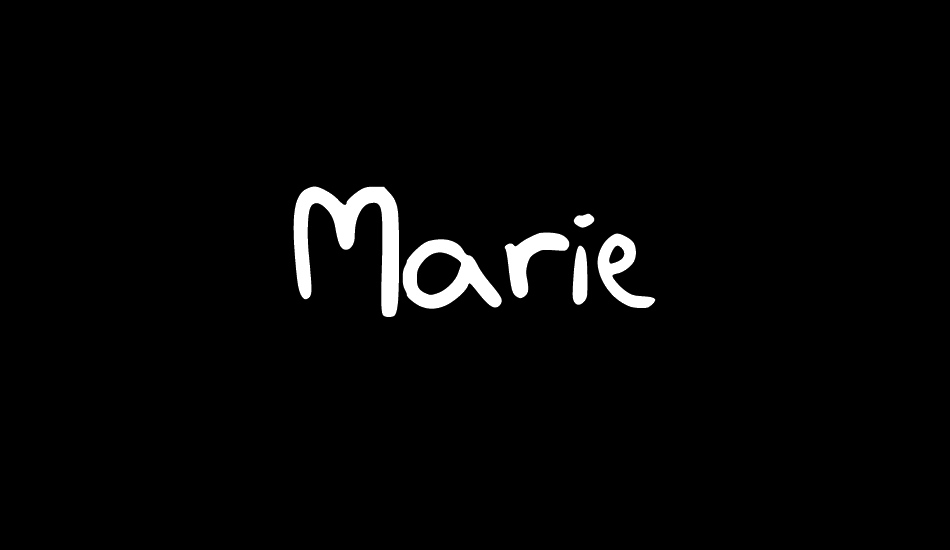 Marie font big