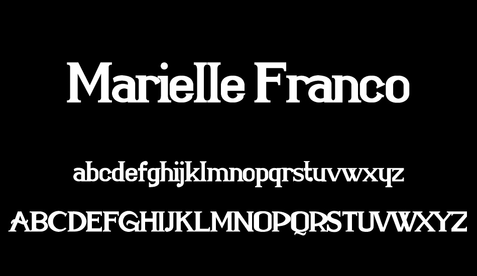 Marielle Franco font