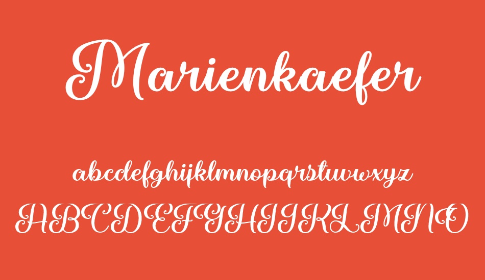 Marienkaefer font