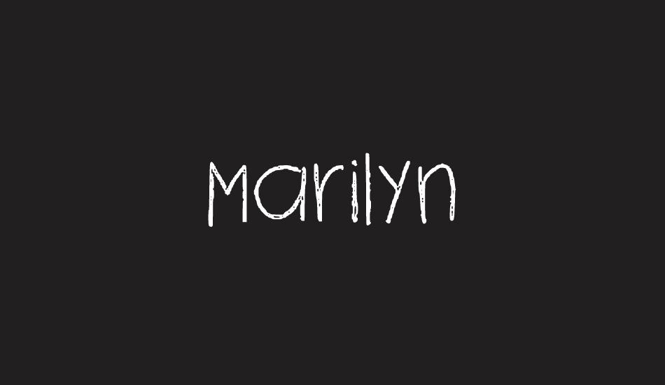 Marilyn font big