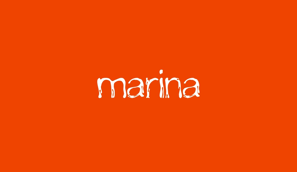 marina font big