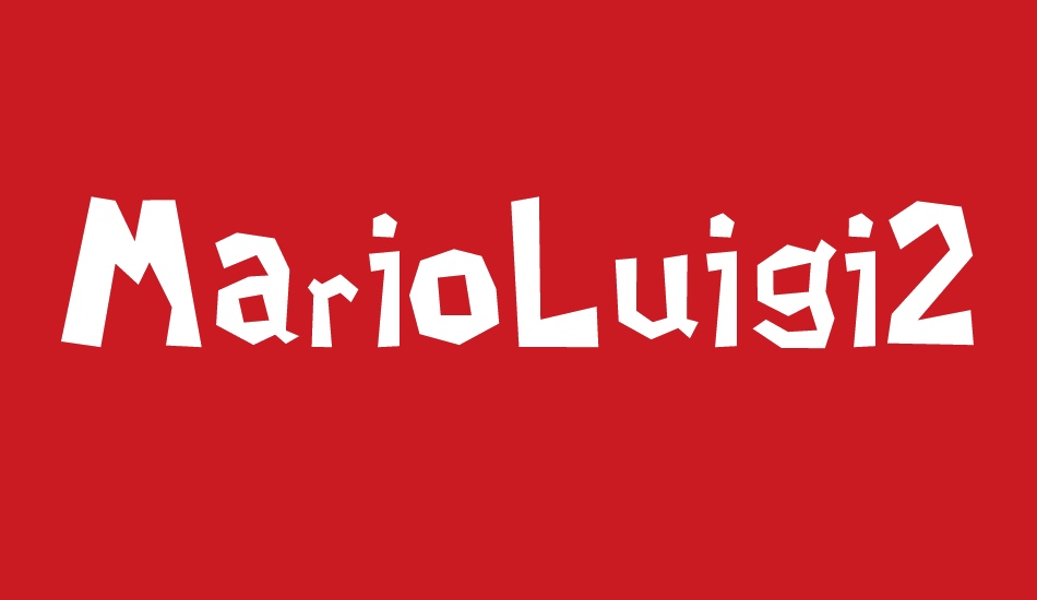 MarioLuigi2 font big