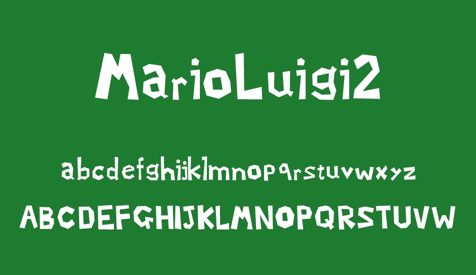 MarioLuigi2 font