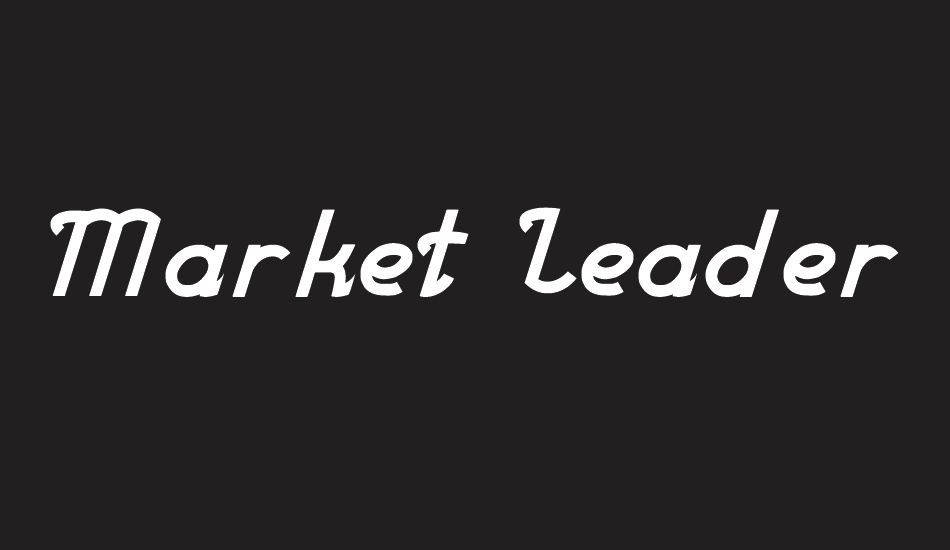 Market Leader font big