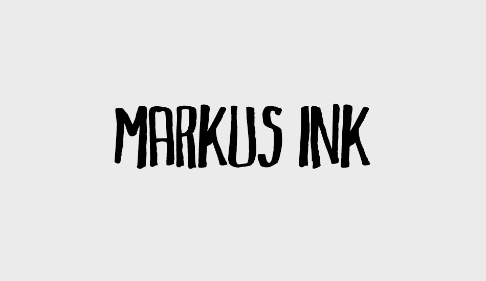 Markus Ink font big