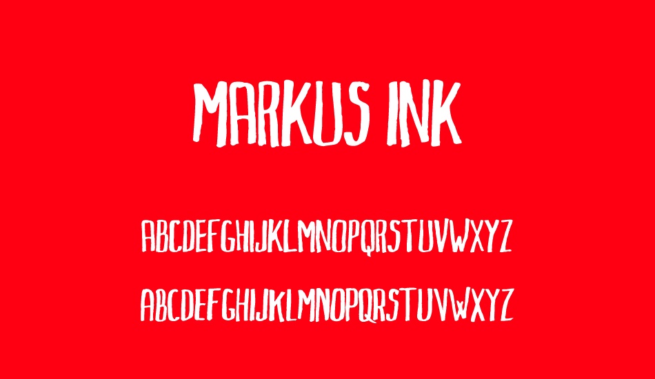 Markus Ink font