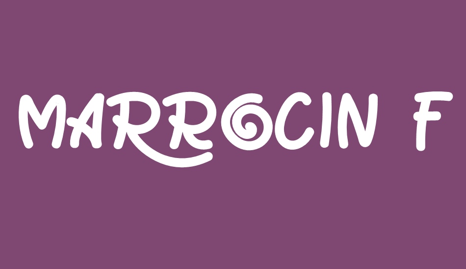 Marrocin Funnies font big