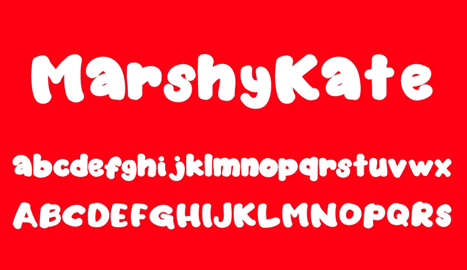 MarshyKate font