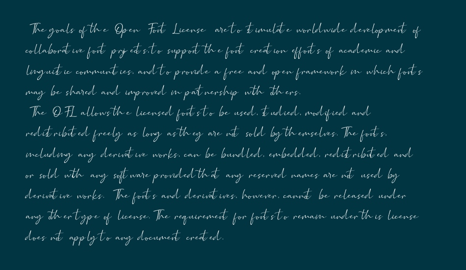 Marthin Slant font 1