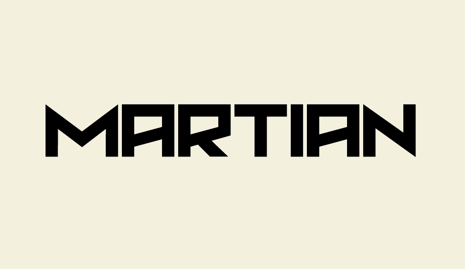 Martian Sunrise font big