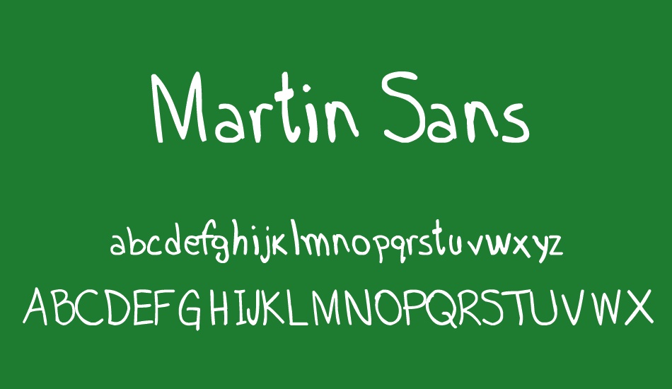 Martin Sans font