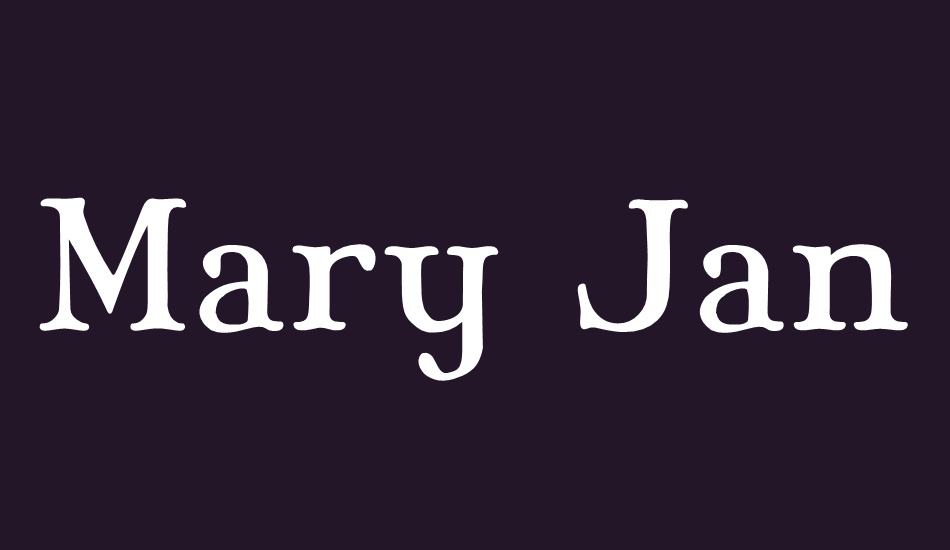 mary-jane-antique font big