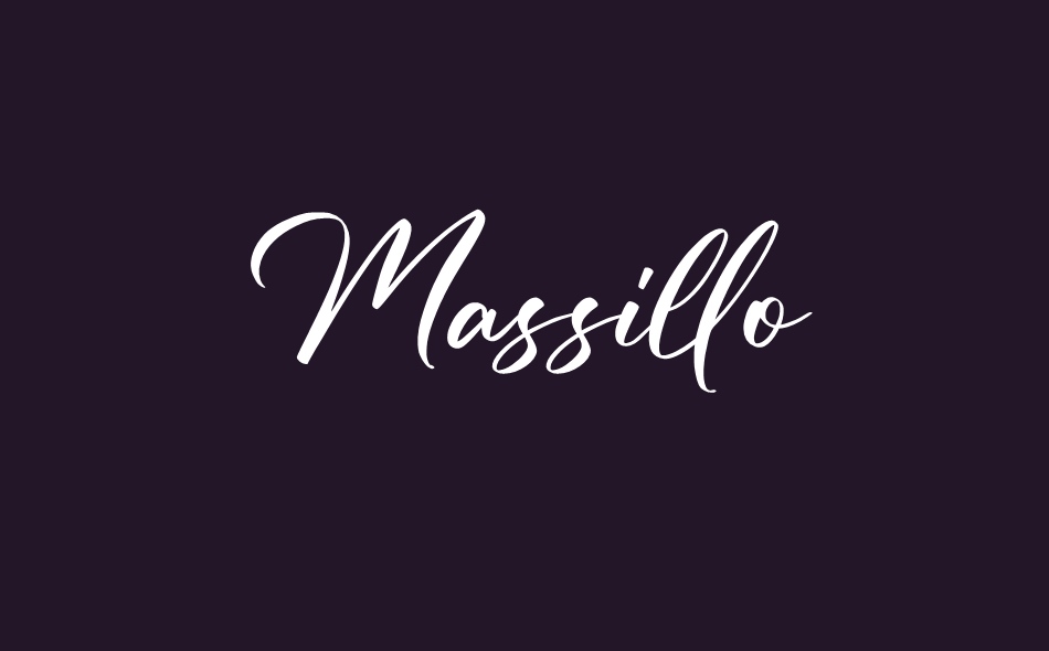 Massillo font big