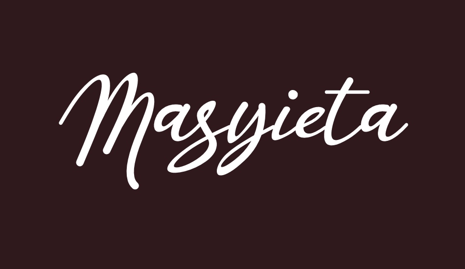 Masyieta font big