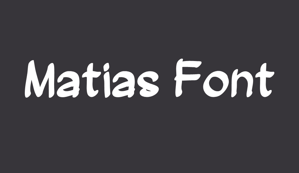 Matias Font font big