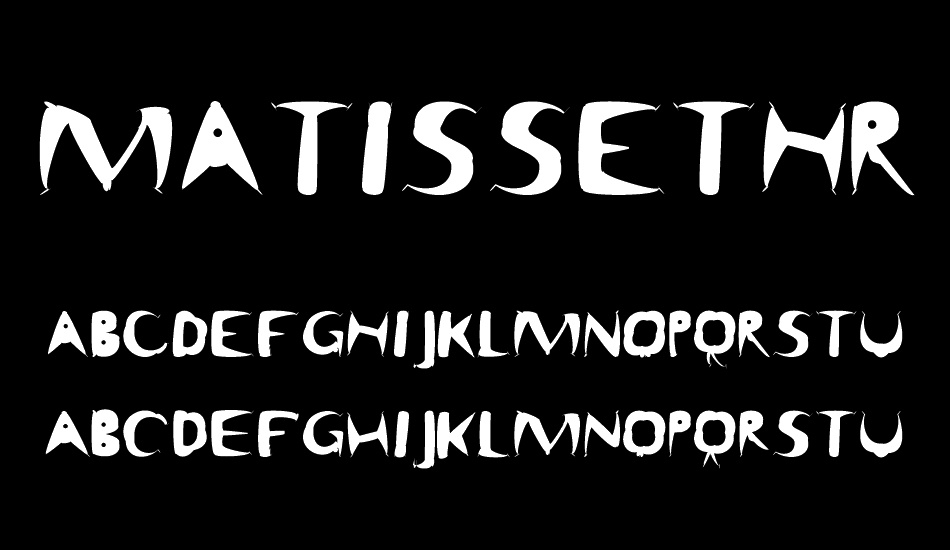 MatisseThree font