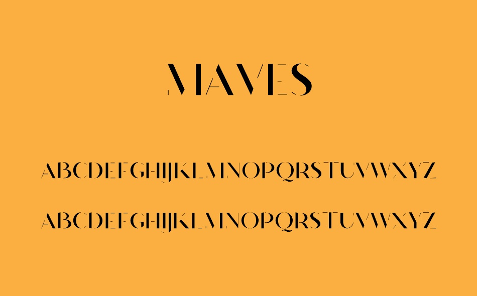 Maves font