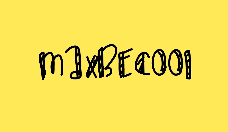 MaxBeCool font big