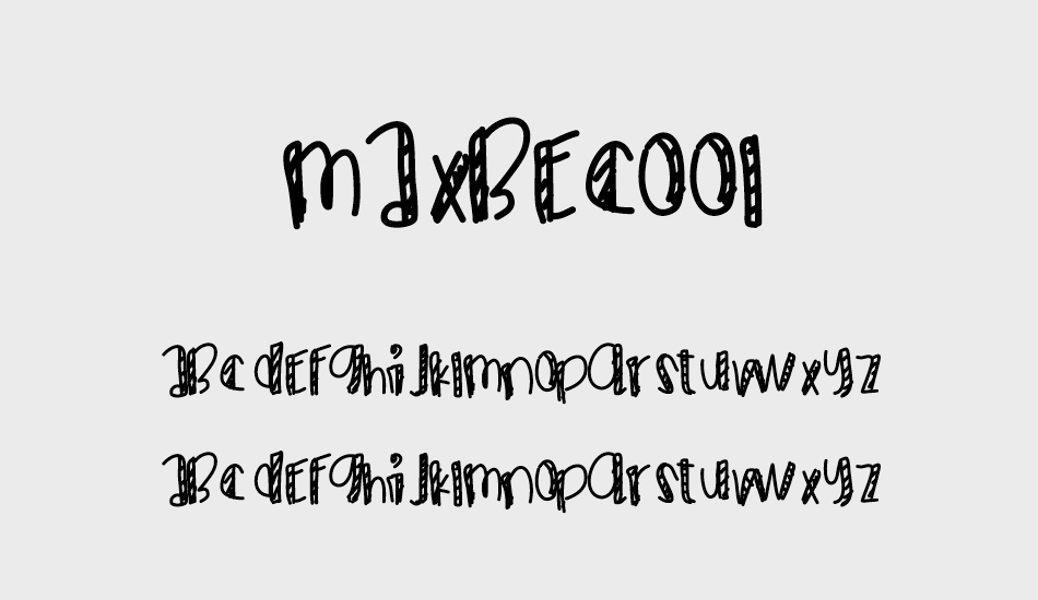 MaxBeCool font