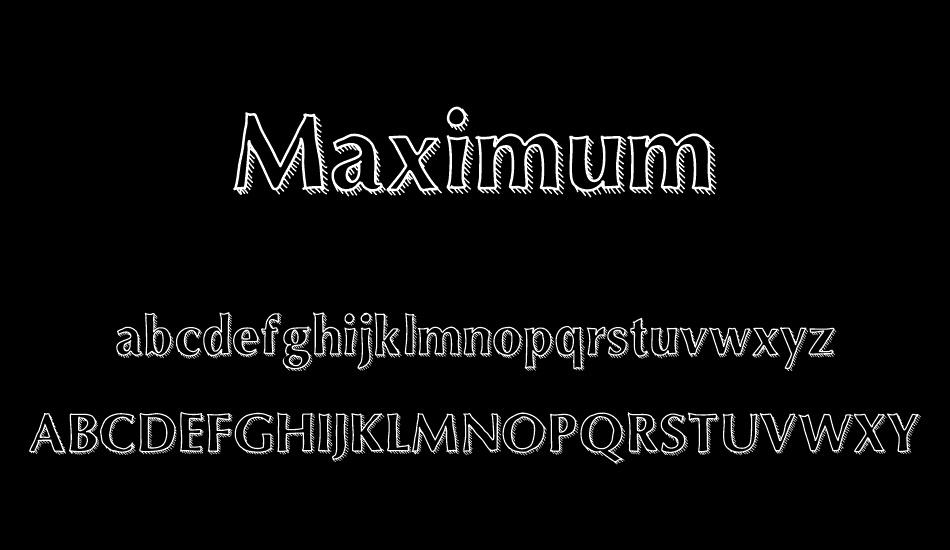 Maximum font