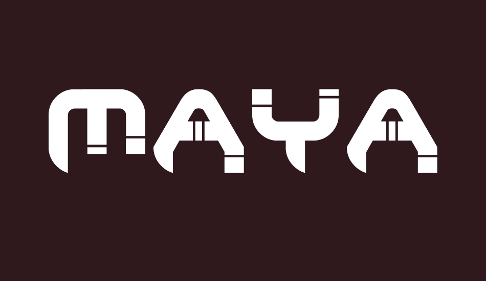 Maya Culpa font big