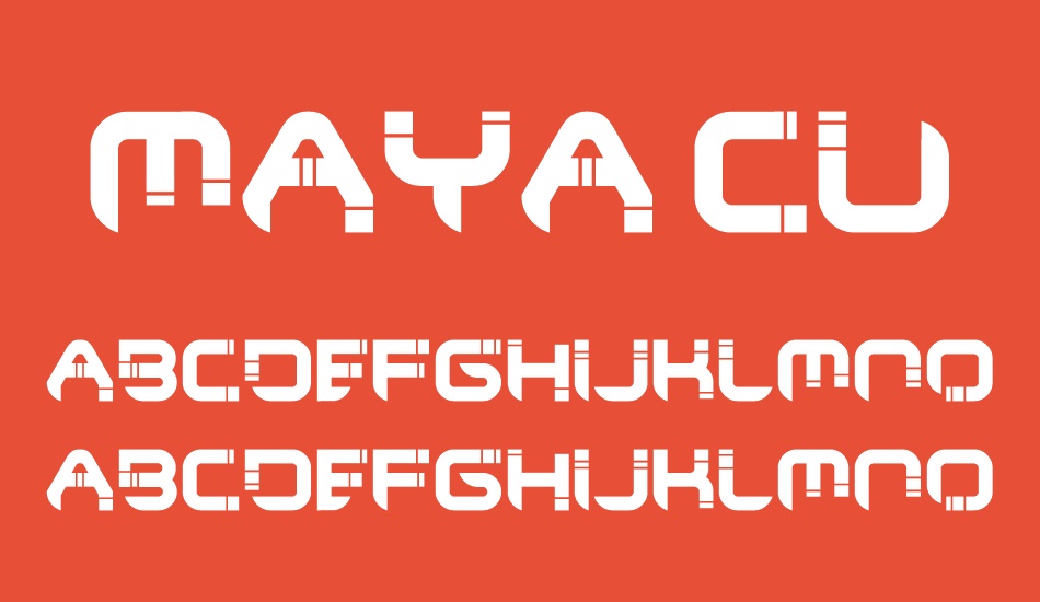 Maya Culpa font