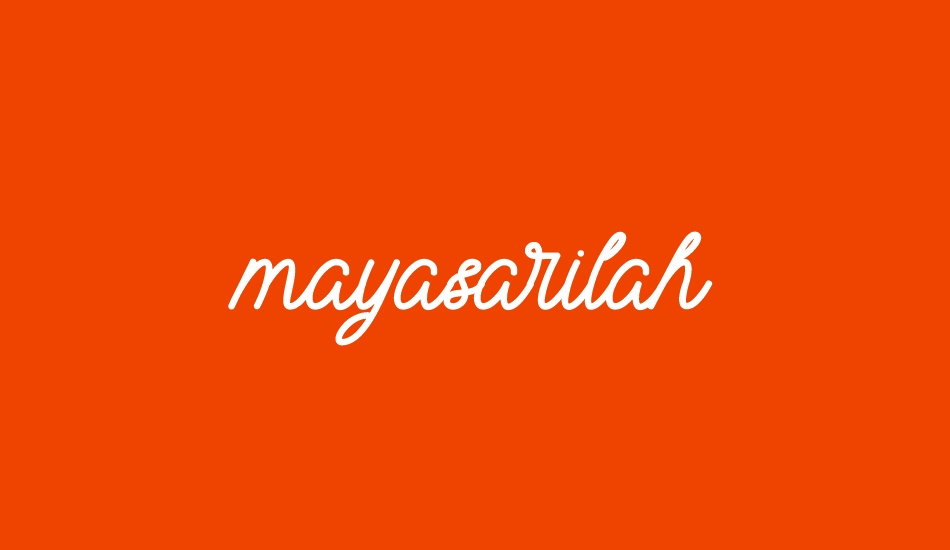 mayasarilah font big