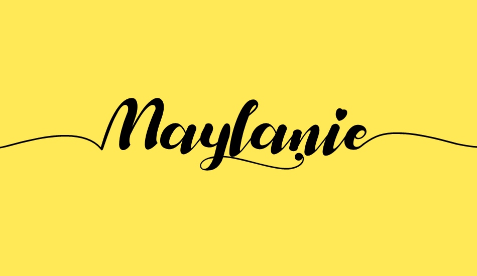 Maylanie font big