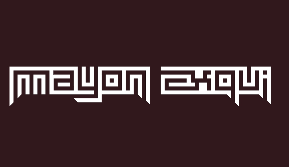 Mayon Exquisite font big