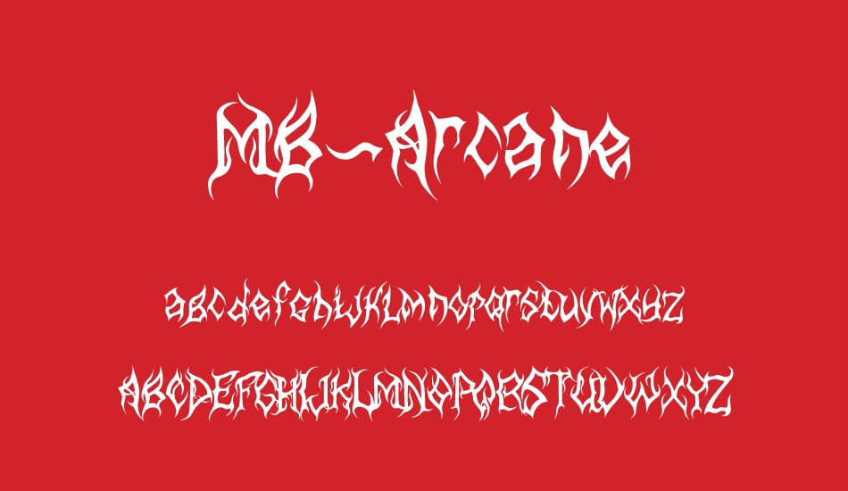 MB-Arcane font