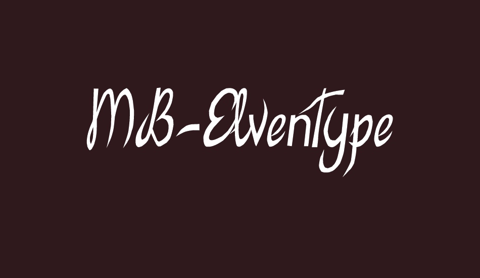 MB-ElvenType font big