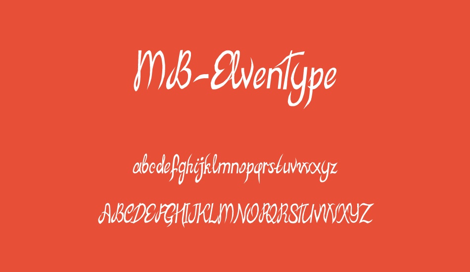 MB-ElvenType font