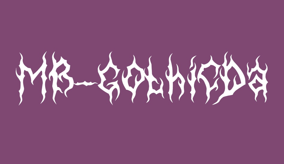 MB-GothicDawn font big