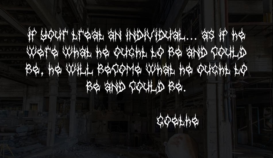 MB-GothicDawn font text