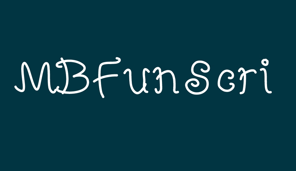 MBFunScript font big