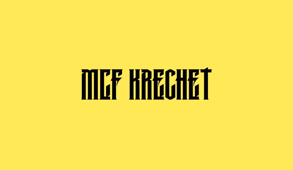 MCF krechet font big